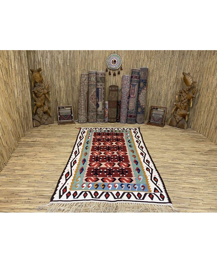 Handmade Turkish Kayseri Acrylic Original Kilim – FREE SHIPPING..!